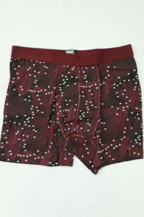 Erkek Mavi Renk Likralı Elastan Spor Havacı 6'lı Paket Pamuklu Short Boxer