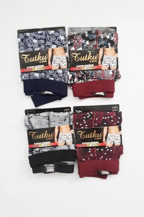 Erkek Likralı Elastan Spor Boxer Kombin Renk 9lu Paket Pamuklu Boxer Short