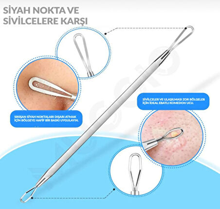 2”li Komedon Seti Ve Siyah Nokta Temizleyici 