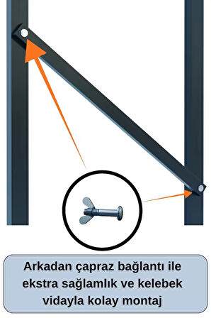 Steel Design Modern Komodin Metal Ayaklı Raflı Başucu Komodin Yatak Odası Dekoratif Yan Sehpa
