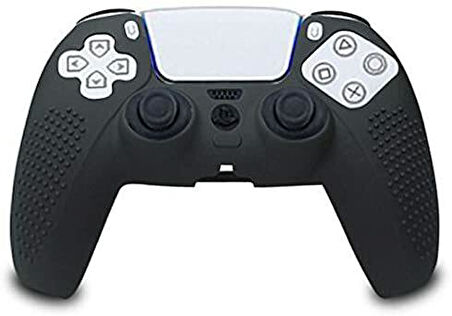 Siyah Playstation 5 Ps5 Kol Kılıfı Dualshock 5 Kabartmalı Kılıf