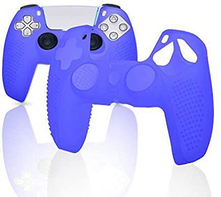 Mavi Playstation 5 Ps5 Kol Kılıfı Dualshock 5 Kabartmalı Kılıf