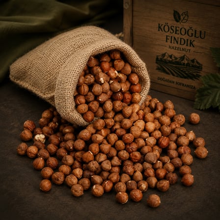 % 100 Giresun Kalite Natural (Çiğ) Fındık 500 Gr. (Vakumlu Ambalaj)