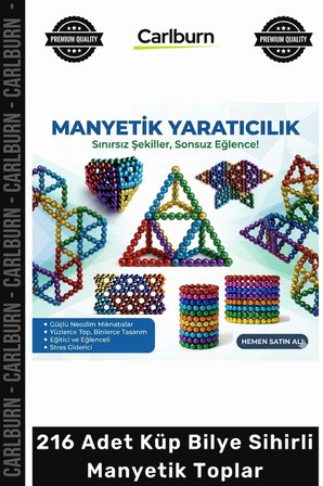 Özel Üretim 5mm Renkli Neo Sihirli Manyetik Toplar Dyum Mıknatıs Küp Bilye 216 Adet Cube Küp Dymium