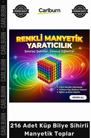 Özel Üretim 5mm Renkli Neo Sihirli Manyetik Toplar Dyum Mıknatıs Küp Bilye 216 Adet Cube Küp Dymium