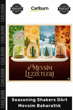 #Baharatlık Estetik Kar Küresi Tasarım Mutfak Baharat Set Seasoning Shakers Dört Mevsim Baharatlık