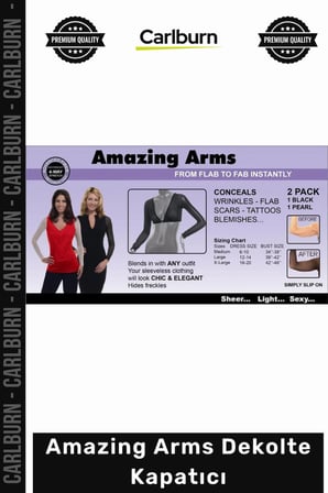 Özel Üretim İnce Şık Toparlayıcı Kolları Saran Estetik Tasarım Zarif Amazing Arms Dekolte Kapatıcı