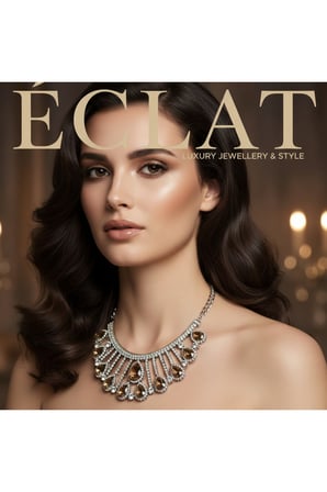 Kristal Taşlı Gösterişli Abiye Kolye – Damla Model Özel Gün & Davet Kolyesi