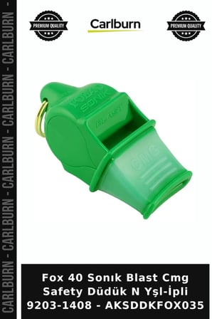 Fox 40 Sonık Blast Cmg Safety Düdük N Yşl-İpli 9203-1408 - AKSDDKFOX035 Model Aksesuar Çeşit