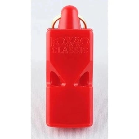 Delux Serisi Fox 40 Classıc Safety Düdük Kırmzı-İpli 9903-0108 AKSDDKFOX055 Açık Hava Hakem Koşu