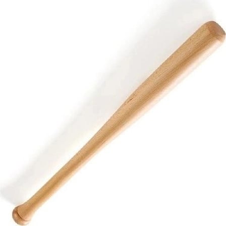 Premium 24" Natural Beyzbol Sopası (Boyasız) Oyun Antrenman Aracı Salon Sporu