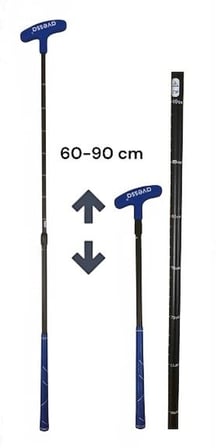 Delux Serisi GB-190 Blue Golf Sopası Ayarlanabilir Mavi Bireysel Spor Açık Alan Oyun Aleti