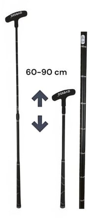 Özel Üretim GB-195 Siyah Golf Sopası Ayarlanabilir Siyah Sahada Hareket Oyun Gereci