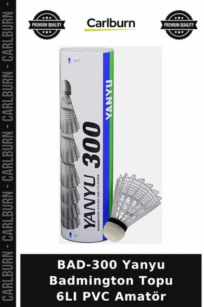 Özel Üretim BAD-300 Yanyu Badmington Topu 6LI PVC Amatör Egzersiz Boş Zaman Antrenman