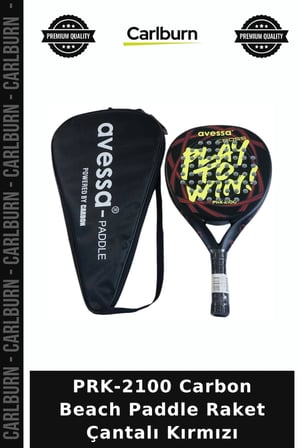 Özel Üretim PRK-2100 Carbon Beach Paddle Raket Çantalı Kırmızı Hareketli Gün Taşınabilir Rekreasyon