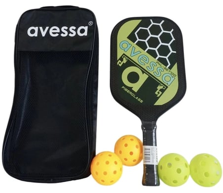 Delux Serisi PKL-SET-100 Fiberglass PıcklePaddle 1 RAKET Top Çanta Kort Sporu