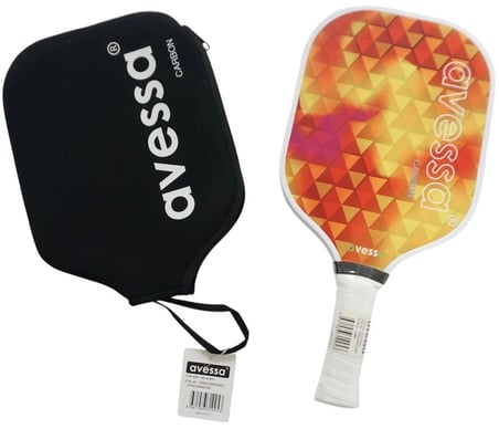 Delux Serisi PKL-510 Carbon PıcklePaddle Raket Çantalı Kırmızı-Sarı Hobi Gösteri Ekipman