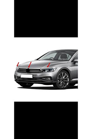 Vw Passat 2019 ve üzeri B8.5 Krom Set 8 Ürün 27 Parça Paslanmaz Çelik