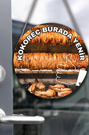 Yemek Dükkanı için Duvar Kapı Çift Taraflı Karşılama Tabelası, Kapı Duvar Reklam Tablo Süsü