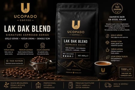 Lak dak blend 1000 Gr espresso çekirdek kahve 