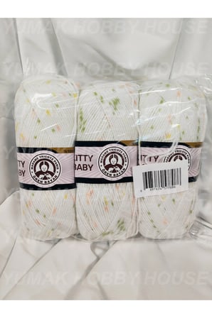 KITTY BABY Benekli El Örgü İpi (3 Adet) 100gr. - Renk: 389
