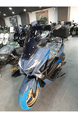 Kuba Newcity 125 Siperlik Ön Cam 2023 2024 Model 75cm Açıkfüme Renkli 4mm UZUN CAM