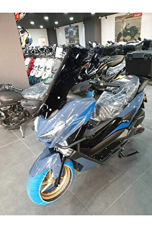 Kuba Newcity 125 Siperlik Ön Cam 2023 2024 Model 75cm Siyah Renkli 4mm UZUN CAM