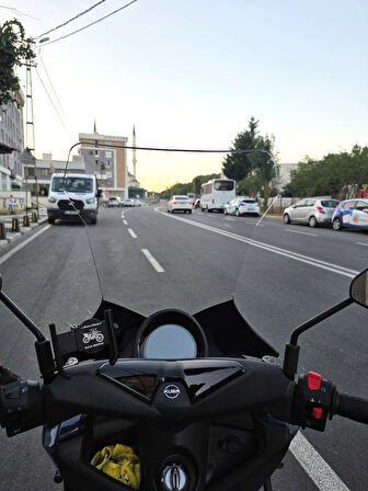 MOTOCAM Küba Newcity 125 Siperlik Ön Cam 2023-2025 Model 78cm Şeffaf Renkli 4mm UZUN VE GENİŞ