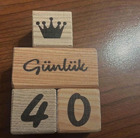 İsmimli Bebek Anne Anı Küpü Dekor