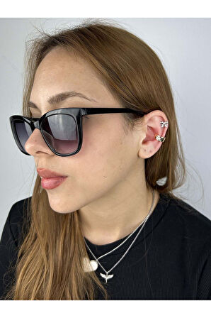 Zirkon Taşlı, Kulak Kıkırdak Bölgesi Küpe 329, Altın Renk