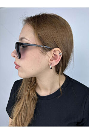 Halka Model, Paslanmaz Çelik Küpe 386, Gümüş Renk