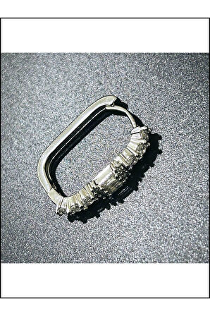 Zirkon Taşlı Küpe 426, Gümüş Renk