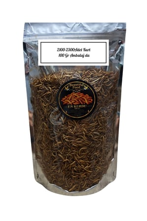 Beautiful Food Kurutulmuş Protein Yemi 100 Gr– Kuş, Balık, Sürüngen ve Kemirgenler İçin Yüksek Proteinli Doğal Ek Besin