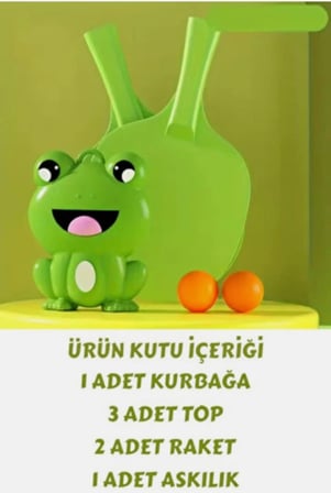  Kapı Tenisi Asılı Masa Tenisi Raket Topu Seti Iç Mekan Çocuk Kurbağa 2 Kişilik Kapı Pinponu Set