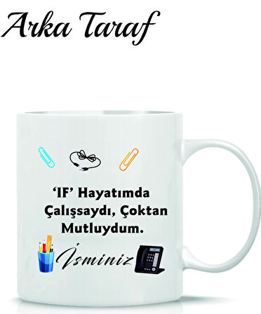 Kurumsal Çalışanlara Özel Mizahi Kupa Bardak