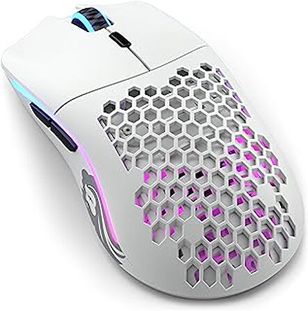 Glorious GLO-MS-OW-MW Model O Kablosuz Gaming Mouse Mat Beyaz