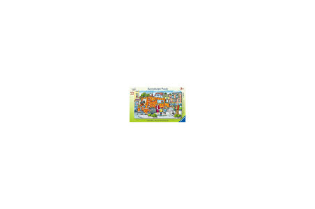 Ravensburger 61624 Çöp Toplama Kamyonu Puzzle, 15 Parça