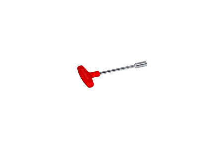 İzeltaş T Tipi Lokma Uçlu Tornavida, Kırmızı, 7 mm