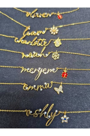 925 Ayar Taşlı Papatya İmza Bileklik.rose.gold.rodaj İmza