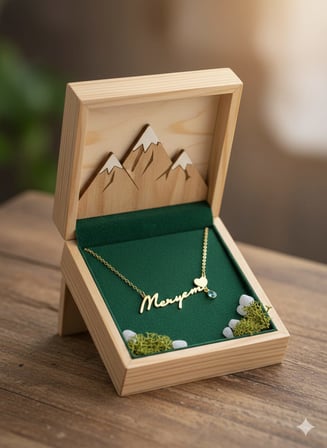 925 Ayar Doğum Taşlı İsimli Kalp İmza Kolye.rose.gold.rodaj