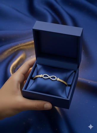 925 Ayar Sonsuzluk İtalyan Zincir Bileklik.rose.gold.rodaj
