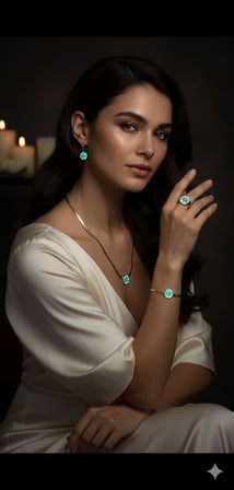 925 Ayar Patentli Gece Fosforu İtalyan Lotus Set.rose.gold.rodaj