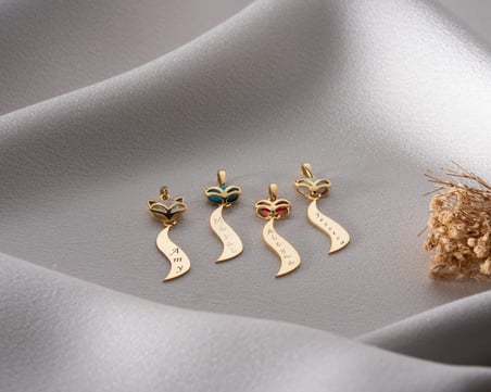 925 Ayar Tilki Kolye Kişiye Özel Kolye Doğum Taşlı Opal Tilki Kolye.rose.gold.rodaj