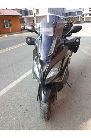 Kymco Xciting 250 500 İ Ön cam 2008 2012 Model Yılı 72cm Açıkfüme Renk 4mm Uzun Geniş Cam
