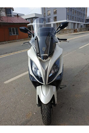 Kymco Xciting 400 İ Ön cam 2015 Model Yılı 72cm Şeffaf Renk 4mm Uzun ve geniş