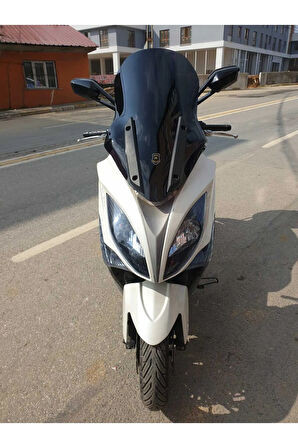 Kymco Xciting 400 İ Ön cam 2015 Model Yılı 72cm Siyah Renk 4mm Uzun ve geniş