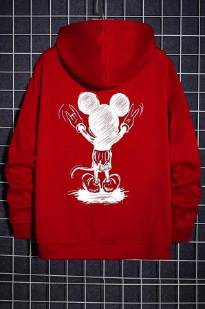 Unisex Usual Suspect Sırt Baskılı Sweatshirt