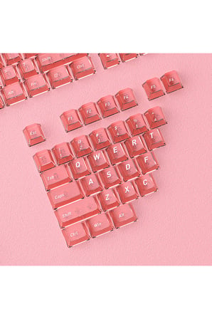 Klavye Keycaps Tuş Başlıkları, 153 Tuş, PBT Boya Süblimasyonlu PC Mekanik Klavye Uyumludur.