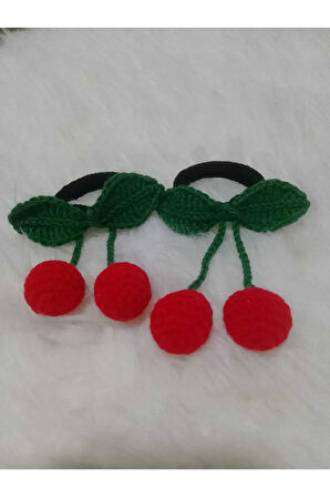 Örgü Figürlü El Yapımı Kız Çocuk Sevimli Saç Tokası