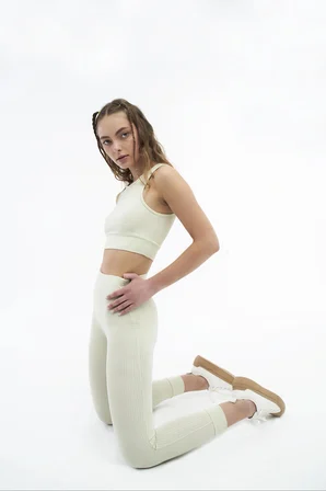  Lol Day Basıc Fitilli Crop Top